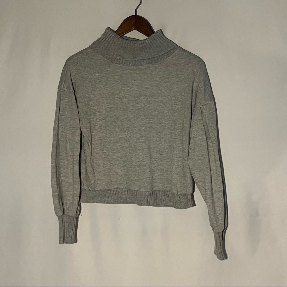 Nordstrom BP Grey Turtleneck Sweatshirt - Picture 2 of 6